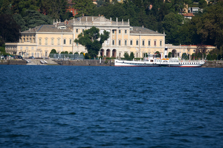 Villa Olmo in Como, Lombardy, Italyのeditorial素材