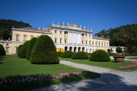 Villa Olmo in Como, Lombardy, Italyのeditorial素材