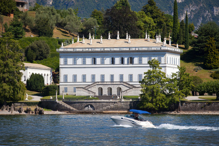 Villa Melzi, Bellagio, Lake Como, Italyのeditorial素材