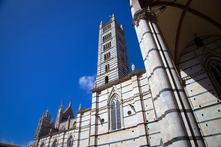 Siena Cathedral (the Dome) in Tuscany, Italyのeditorial素材