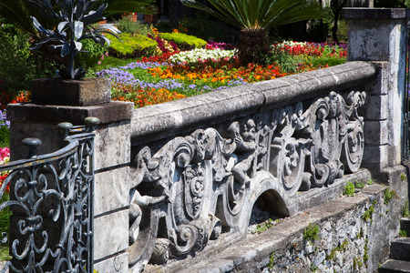 Villa Monastero in Varenna, Lake Como, Italyのeditorial素材
