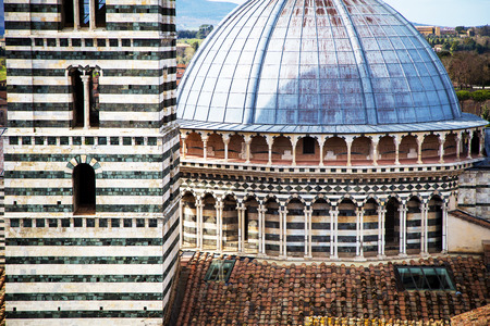 Siena Cathedral (the Dome) in Tuscany, Italyのeditorial素材