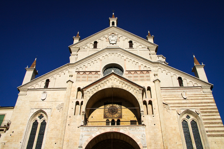Cathedral Dom in Verona, Italyの写真素材
