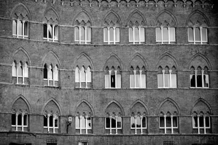 Piazza del Campo in Siena, Tuscany, Italyのeditorial素材