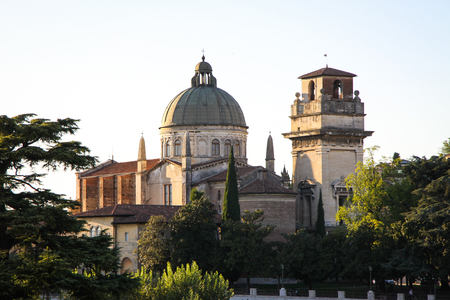 Verona, Italy. Panoramic View in a Autumn Dayの写真素材