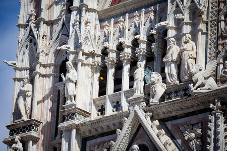 Siena Cathedral (the Dome) in Tuscany, Italyの写真素材