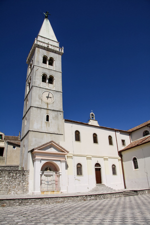 Town Cres on the Island Cres, Croatia の写真素材