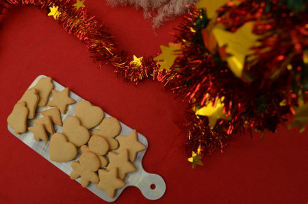 beautiful handmade cookies for Christmas celebration
