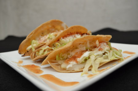 Colorful Homemade Traditional Mexican Quesadillaの写真素材