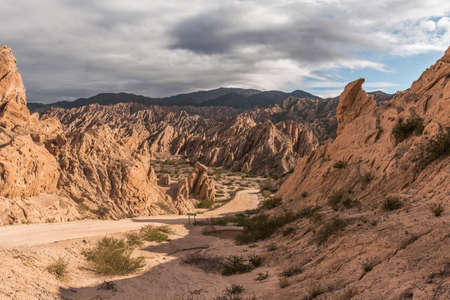 incredible arid mountainous landscape - Quebrada de las Flechas - Salta Argentina