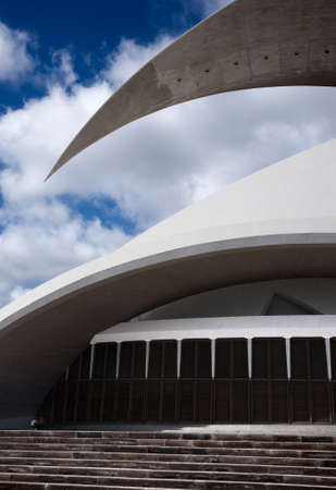 The modern architecture of the City of Arts and Sciences.の写真素材