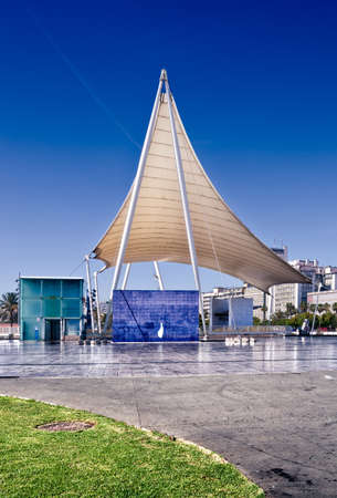 Plaza de la Encarnacion in Seville, Spainの写真素材