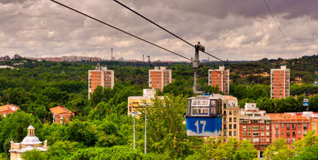 Cable car in Tbilisi, Georgiaの写真素材
