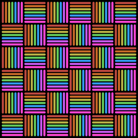 Rainbow lines pattern. Various usesのイラスト素材