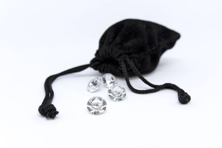 Fake diamond bagの写真素材