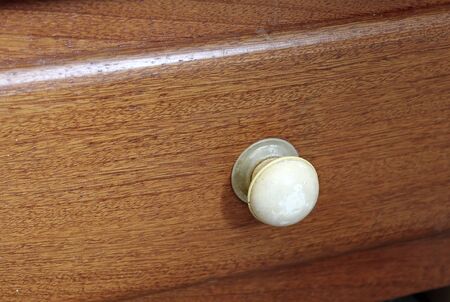 Knob of the old drawerの写真素材