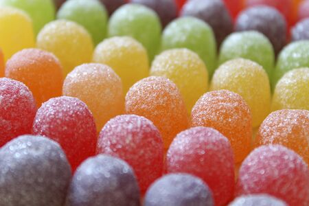 Colorful fruit jujubesの写真素材