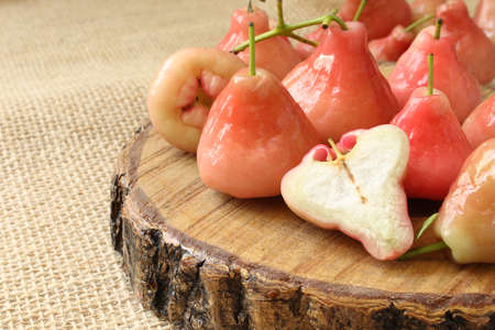 Pink Jambo Fresh Tropical Fruit.