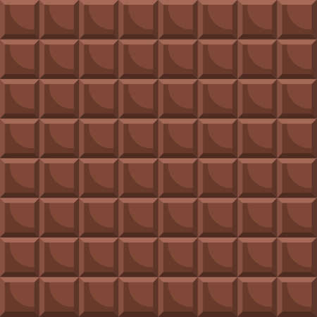 Chocolate bar pattern. Flat design vector.のイラスト素材