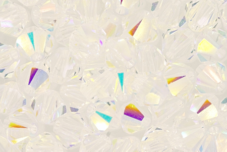 Swarovski crystals beads close upの写真素材