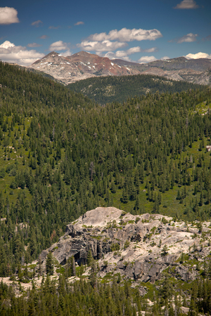 A large scenic of a Californian valleyの写真素材