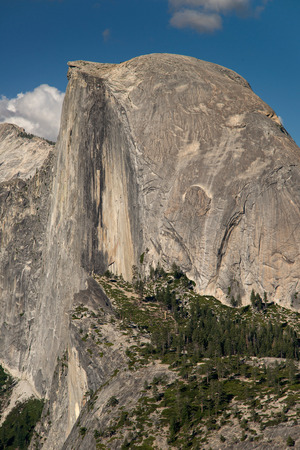 Half Dome in Yosemite National Park from Glacier Pointの写真素材