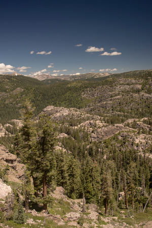 A large scenic of a Californian valleyの写真素材