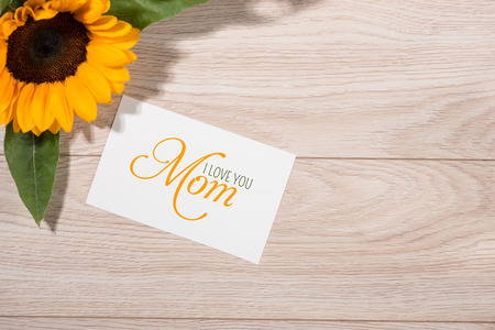 View from above. Background for Mothers Day.の写真素材