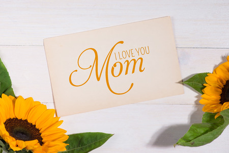View from above. Background for Mothers Day.の写真素材
