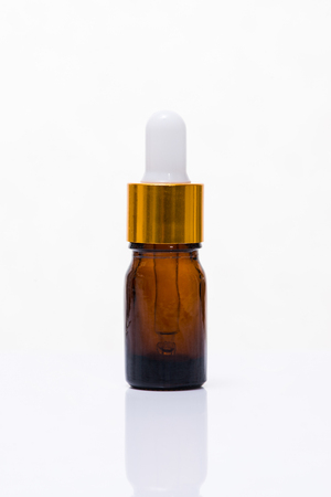Cosmetics, Moisturizer, Serum Bottle isolated on white.の写真素材
