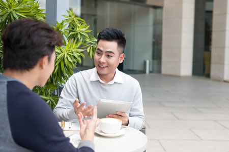 Business partners working in team, working sharing new ideasの写真素材