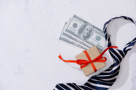 Happy Father's Day. Gift Ideas for Dad, for Boss with copyspace.の写真素材