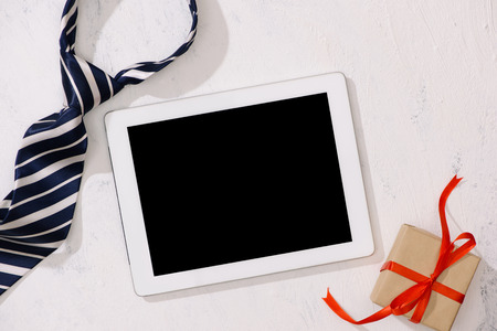 Happy Father's Day. Gift Ideas for Dad with copyspace.の写真素材