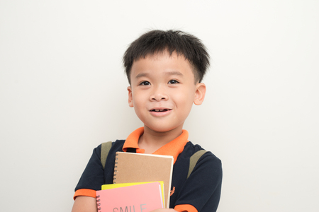 I'm ready for the lessons!の写真素材