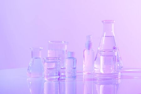 Scientific Glassware For Chemical, Laboratory Researchの写真素材