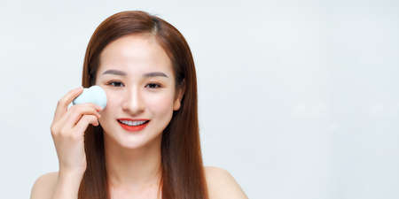 Beautiful Woman with Clean Fresh Skinの写真素材