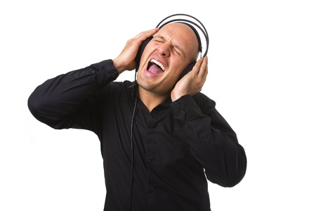 screaming to music
