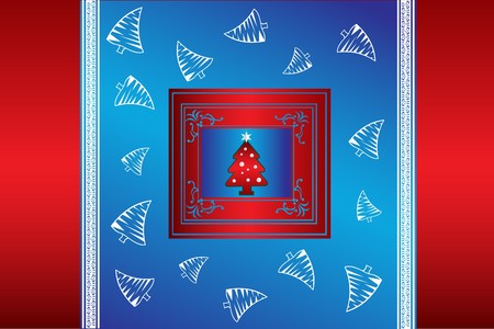 Abstract Christmas backgroundのイラスト素材