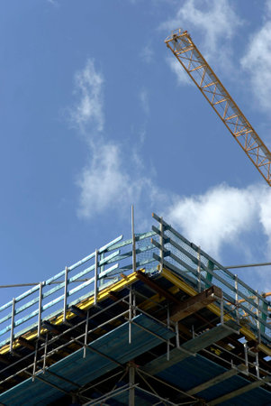 Crane on a construction site