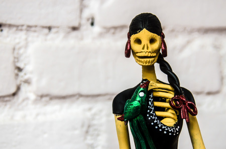 Mexican handcraft for the celebration of the Day of the Deadの写真素材