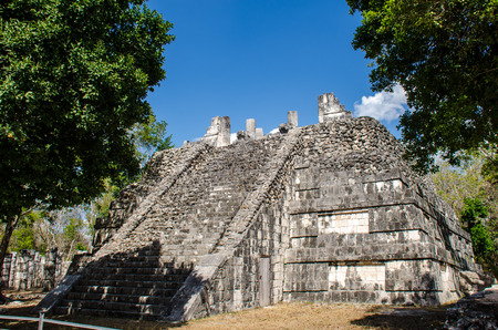 Ancient Building located in Chichen Itza, Mexico