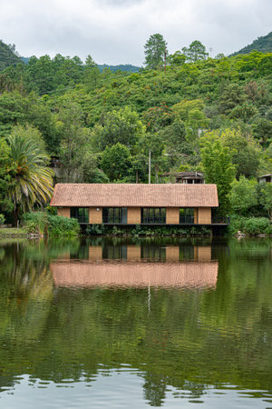 Image of Guelatao de JuÃ¡rez, birthplace of president Benito Juarez, Oaxaca, Mexicoの写真素材
