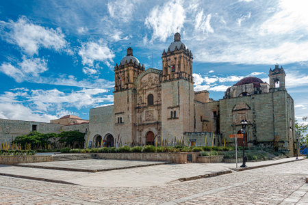 Image of Theater of Guelatao de JuÃ¡rez, birthplace of president Benito Juarez, Oaxaca, Mexicoの写真素材