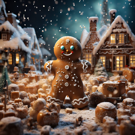 Image of a fantasy ginger cookieの素材