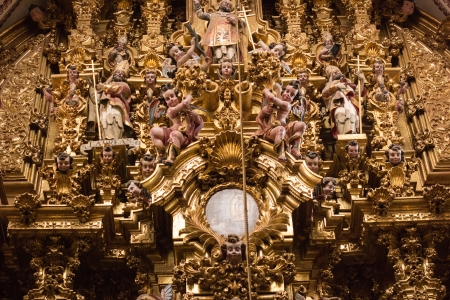 Church of Taxco, Guerrero  Mexico  Inside のeditorial素材