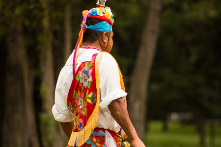 Native tribe mexican voladores de papantlaのeditorial素材