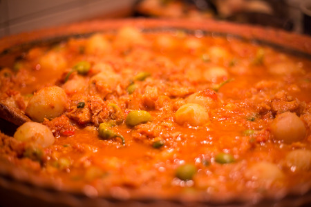 Cod Dish for Christmas called Bacalao.の写真素材
