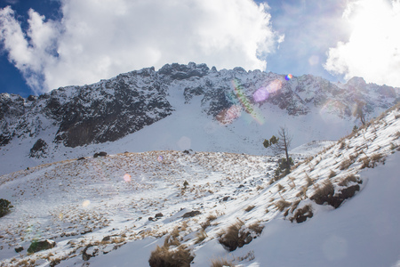 View of Nevado de Toluca in Central Mexico.の写真素材
