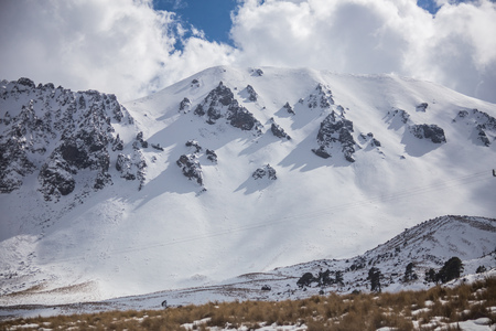 View of Nevado de Toluca in Central Mexico.の写真素材