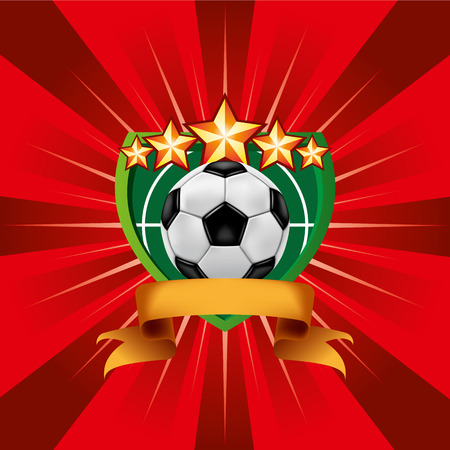Soccer Football Emblemのイラスト素材
